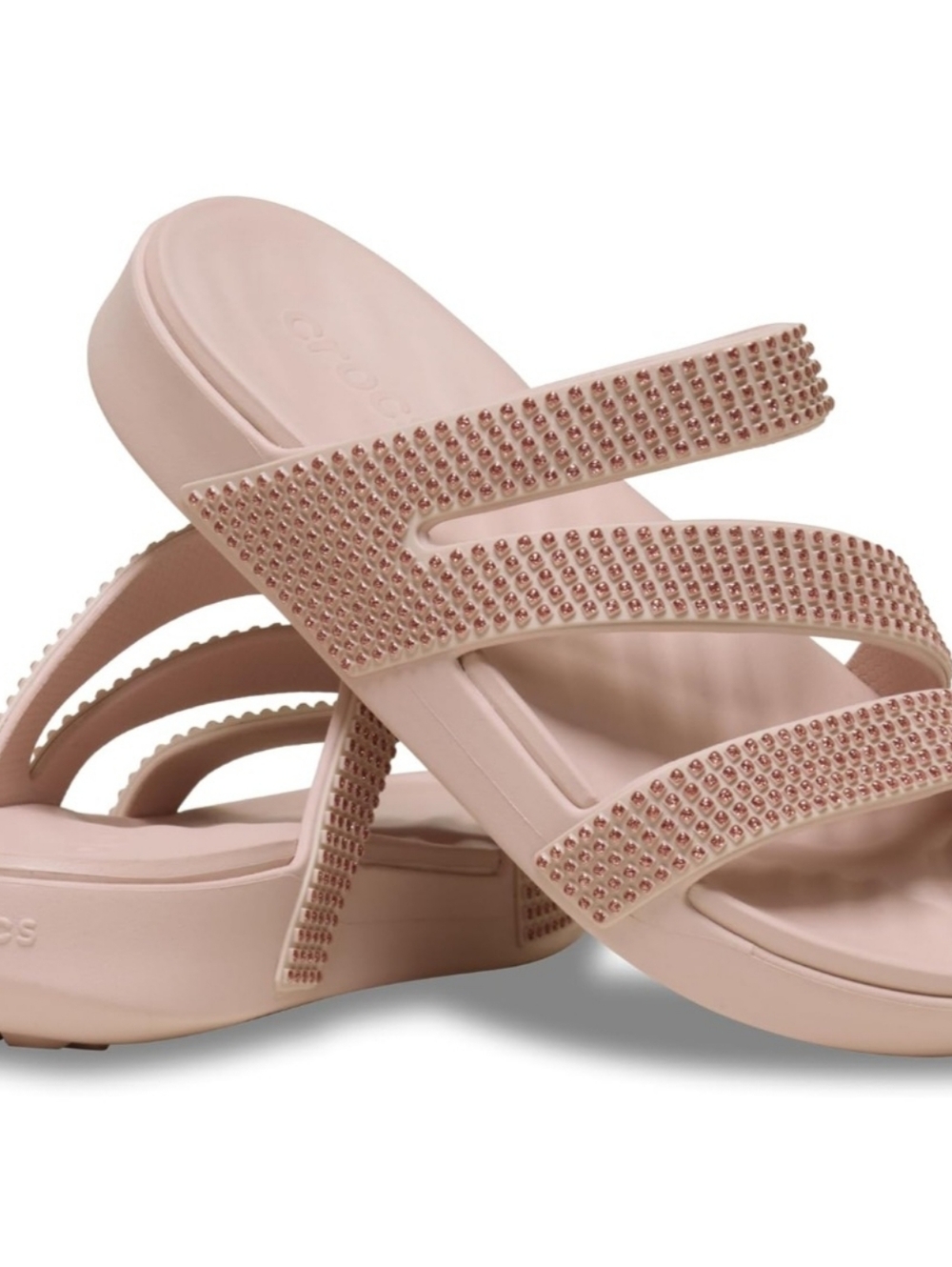 Crocs Women's Blush Pink Getaway Strappy Sandals - Picture 7 of 7